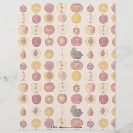 Vintage Fruit Pattern (Front)