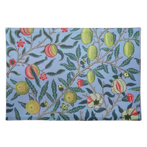 Vintage Fruit Pomegranate Ornament Illustration Cloth Placemat