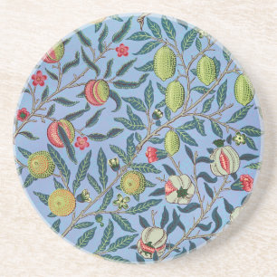 Vintage Fruit Pomegranate Ornament Illustration Coaster