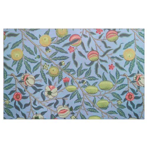 Vintage Fruit Pomegranate Ornament Illustration Fabric