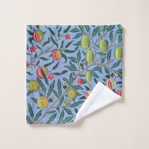 Vintage Fruit Pomegranate Ornament Illustration Wash Cloth