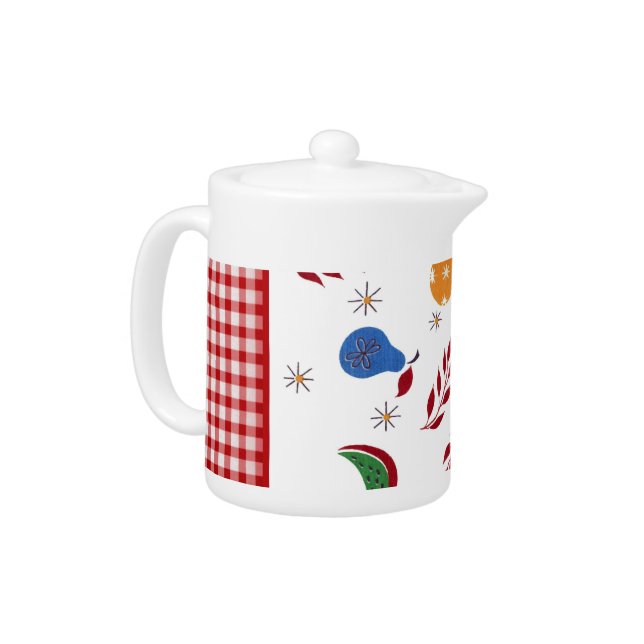 Vintage Fruit Teapot (Left)