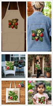 vintage fruits