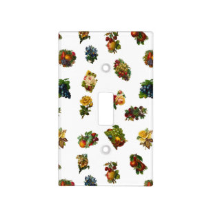 Vintage Fruits & Flowers Light Switch Cover