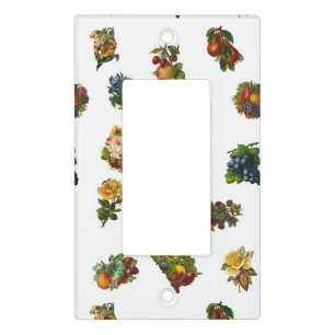 Vintage Fruits & Flowers Light Switch Cover