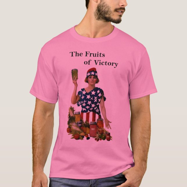 Vintage Fruits of Victory Poster T-Shirt (Front)