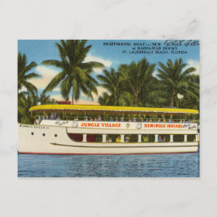 Vintage Ft. Lauderdale Beach, Florida Postcard