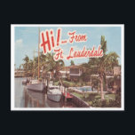Vintage Ft. Lauderdale Postcard<br><div class="desc">Reproduction Vintage Postcard Circa: 1972</div>