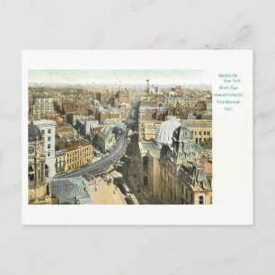 Vintage Fulton Street, Brooklyn, New York Postcard