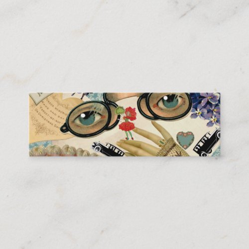 Vintage Fun Collage Calling Card Business Card