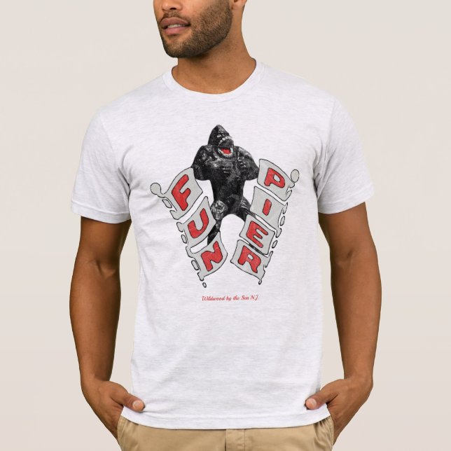 Vintage Fun Pier Wildwood NJ T-Shirt (Front)