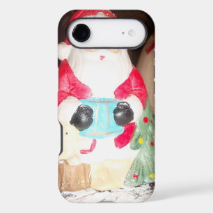 Vintage Fun Santa with Snow Nostalgic Holiday Ar iPhone 17 Air Case