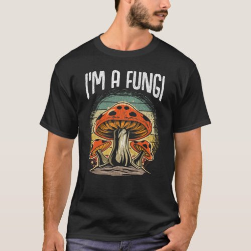 Vintage Fungi Funny Mushrooms Collector Pun T_Shirt