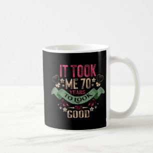 vintage Funny 70 years old saying quote Coffee Mug