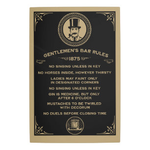 Vintage Funny Bar Sign For Home Bar