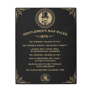 Vintage Funny Bar Sign For Home Bar
