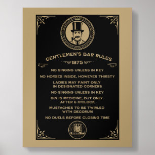 Vintage Funny Bar Sign For Home Bar Acrylic Photo Tile