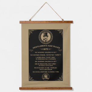 Vintage Funny Bar Sign For Home Bar Hanging Tapestry