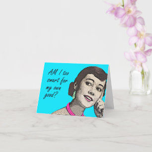 Vintage funny Birthday Card