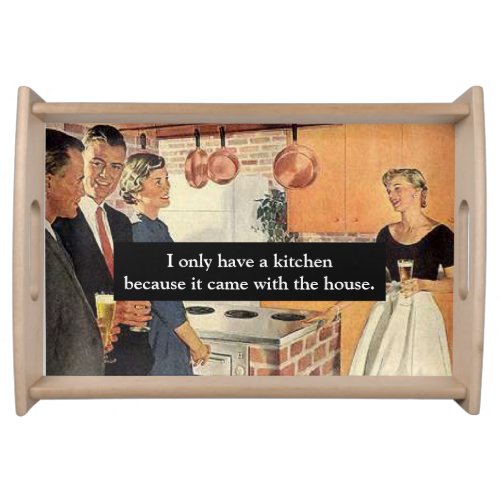 Vintage Funny Bridal Shower  House Warming Party Serving Tray