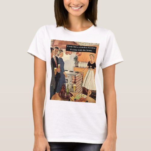 Vintage Funny Bridal Shower  House Warming Party T_Shirt