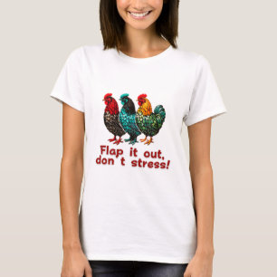 Vintage Funny Chicken Retro Farm Poultry Farmer T-Shirt
