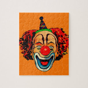 Vintage Funny Clown Jigsaw Puzzle