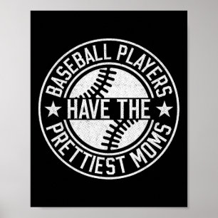 Vintage Funny Cute Baseball Player Have The Pretti Poster