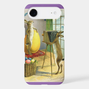 Vintage Funny Easter, Bunny Rabbit Photographer iPhone 17 Air Case