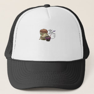 Vintage Funny Halloween Quote Eat Drink And Be Sca Trucker Hat