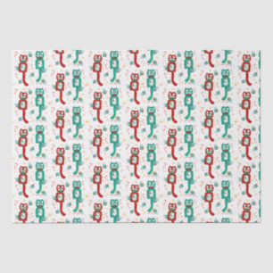 Vintage Funny Kit Kat Christmas Wrapping Paper
