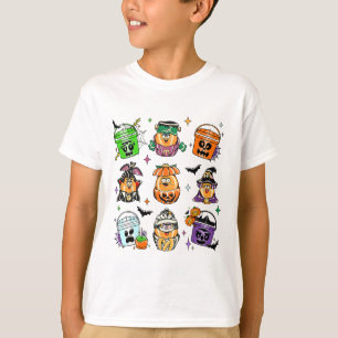 Vintage Funny Nuggets Meal Bucket Halloween Spooky T-Shirt