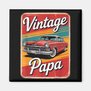 Vintage Funny Papa  Magnet