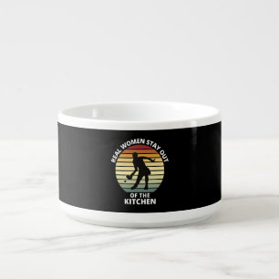 Vintage Funny Pickleball Women Bowl