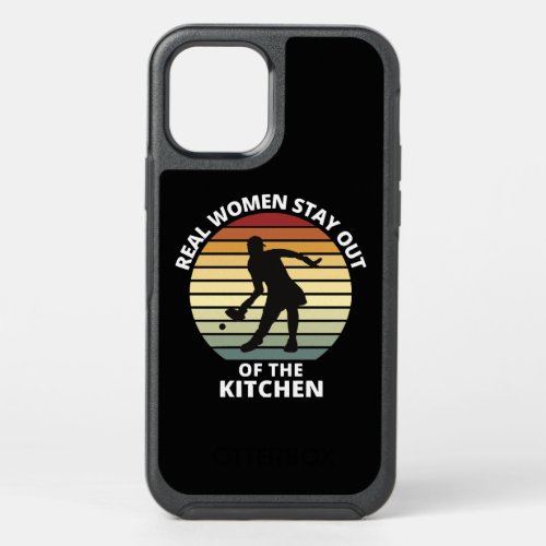 Vintage Funny Pickleball Women OtterBox Symmetry iPhone 12 Pro Case