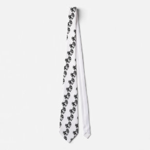 vintage Funny rugby players Neck Tie