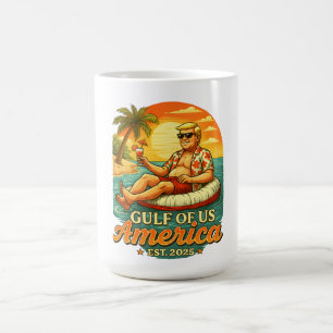 Vintage Funny Trump America's Gulf 2025 Coffee Mug