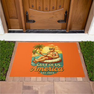 Vintage Funny Trump America's Gulf 2025 Doormat