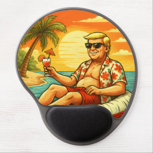 Vintage Funny Trump America's Gulf 2025 Gel Mouse Pad