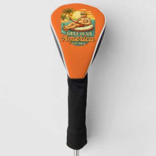 Vintage Funny Trump America's Gulf 2025 Golf Head Cover
