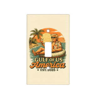 Vintage Funny Trump America's Gulf 2025 Light Switch Cover
