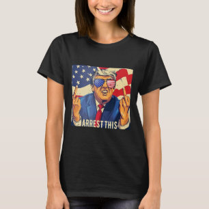 Vintage Funny Trump Arrest This 4th Of July 2024 T-Shirt
