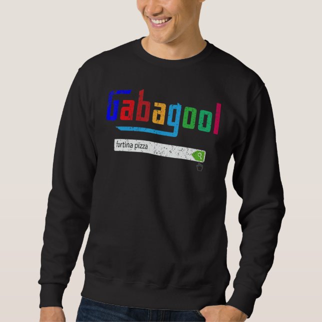 Vintage Gabagool  Italian Slang Sweatshirt (Front)