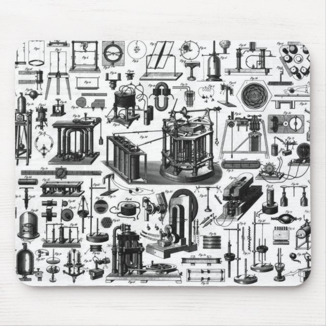 VINTAGE GADGETS MOUSE PAD (Front)