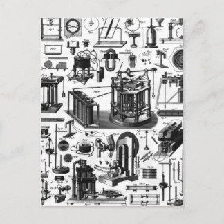VINTAGE GADGETS POSTCARD