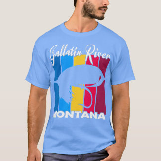 Vintage Gallatin River Fly Fishing T-Shirt