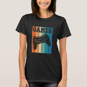 vintage gamer boy for   and players video game T-Shirt