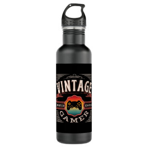 VINTAGE GAMER LIMITED EDITION   STAINLESS STEEL WATER BOTTLE