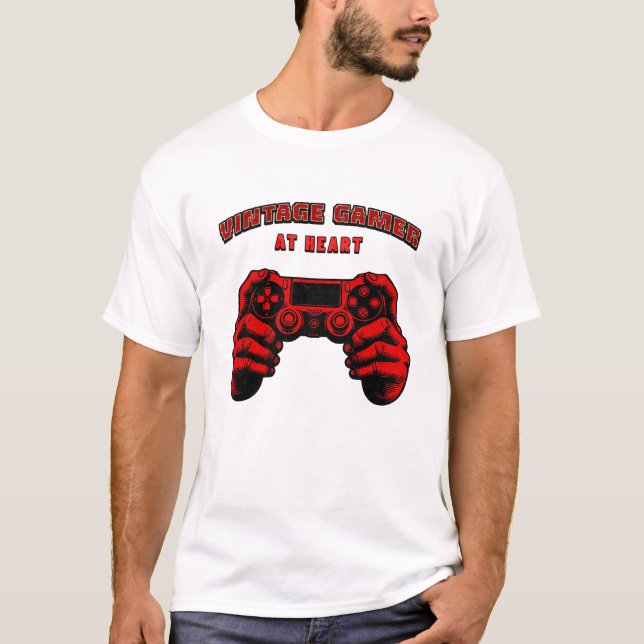 Vintage gamer Retro 90s Gamer T-Shirt (Front)