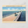 Vintage Gandy Bridge Tampa Bay Florida Postcard
